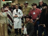 People in wild west costumes