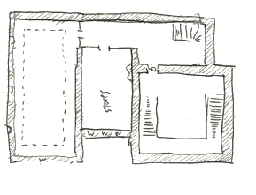 Map of the second floor of the tower