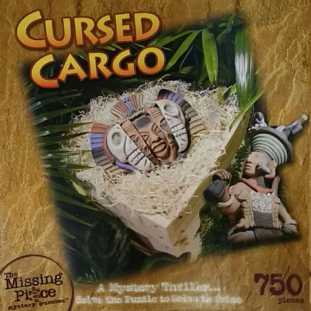 Cover of box for the jigsaw puzzle Cursed Cargo