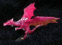 Red dragon miniature painted by Alan.