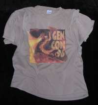Light brown 'Gen Con 96' T-shirt.